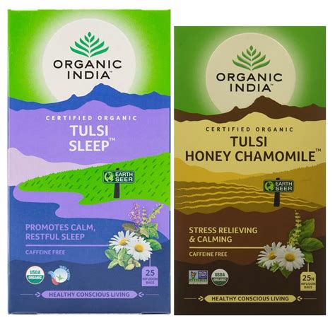 Organic India Tulsi -Pack of 25 Tea Bags 1.74g (43.5 Grams,Honey ...