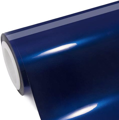ERATO™ Vinyl Glossy Blue Metallic Car Wrap Sheet Roll Film Sticker ...