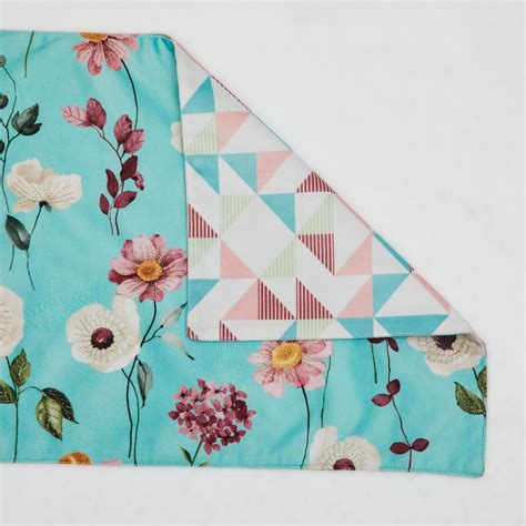 Buy Ebony Velvet Printed Reversible Table Runner from Home Centre at ...