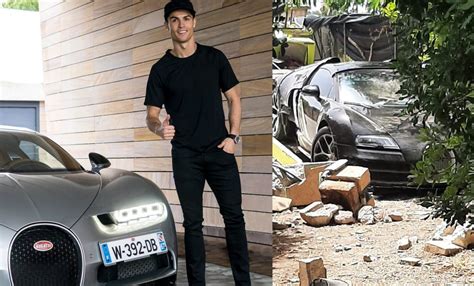 Cristiano Ronaldo’s Bodyguard Crashes The Bugatti Veyron Vitesse Worth ...
