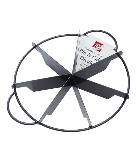 Buy CybrTrayd R&M Non-Stick 7 Slices Pie/Cake Divider, Dark Grey Online ...