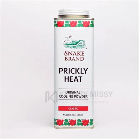 Snake Brand Prickly Heat Original Cooling Powder Classic 280g