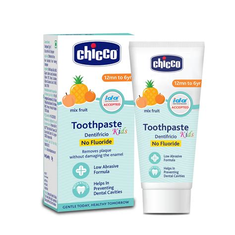 Chicco Mixed Fruit Toothpaste 50g - Fluoride-Free for Kids – Chicco India