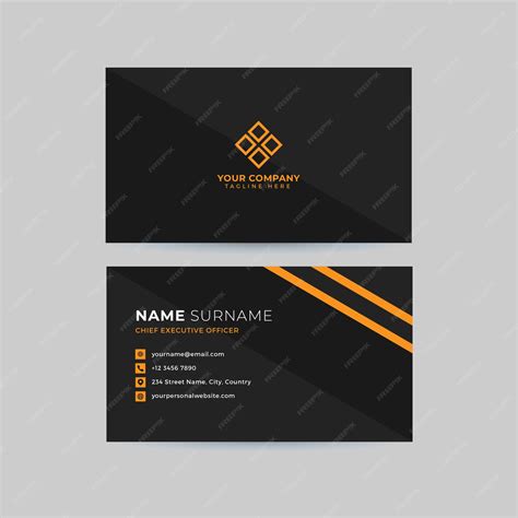 Basic Business Card Template 的图像结果