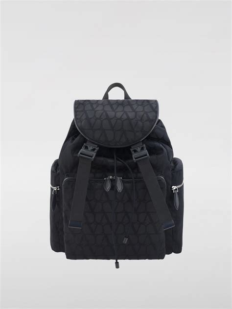 VALENTINO GARAVANI: Bags men - Black | Valentino Garavani backpack ...