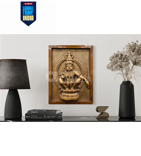 Buy 20X15 Inch Lord Ayyappa Mural Painting Online - Artociti