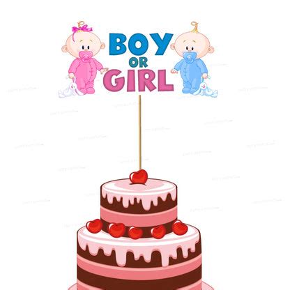 PSI Baby Shower Theme Customized Cake Topper | Party supplies online ...