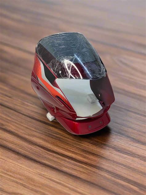 HEADLIGHT VISOR FOR PLATINA 100 OLD 2006 - 15 RED COLOR – sona automotive