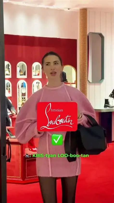 how to pronounce christian louboutin correctly