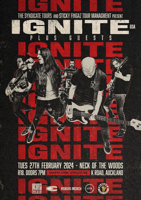 IGNITE (USA) w/ The Murderchord and Synthesis of Self, Neck of the ...