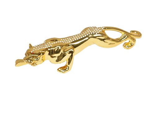 JMD GLOBAL SALES -Gold Plated Jaguar Statue 'Car Dashboard' Ornaments ...