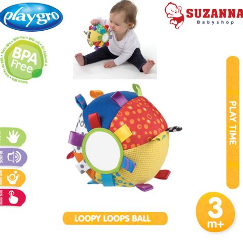 Jual Playgro Loopy Loops Ball / Chime Ball | Shopee Indonesia