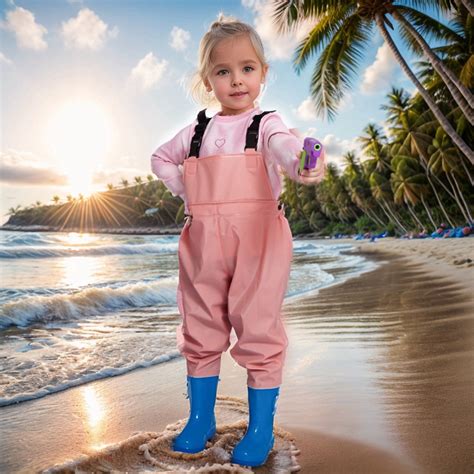 Kids Chest Waders for Girls Youth Fishing Waders Water Proof & Fishing Waders with Boots Wader ...