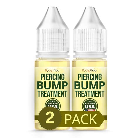 Amazon.com: BodyJ4You Piercing Keloid Bump Removal - Natural Oil Piercing Bump Treatment - Nose ...