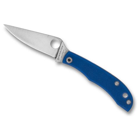 Spyderco honeybee g-10 1.68" blue - Pocket Knives at GunBroker.com ...