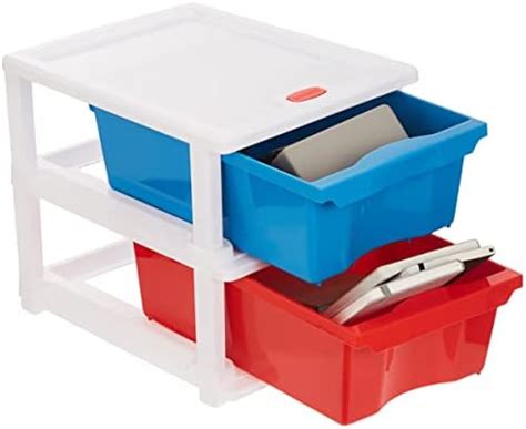 ARISTO Everest Multipurpose 3 Drawer Plastic Modular Chest Storage ...