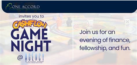 2025 Cashflow Game Night, 120 Waterfront Street, Suite 420, National ...