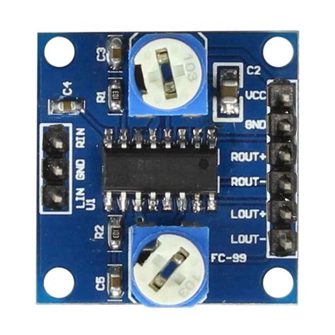 Buy PAM8406 Digital Amplifier Board with Volume Potentiometer Stereo ...