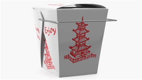 3D Chinese Restaurant Takeout Box 32 Oz | 3D Molier International