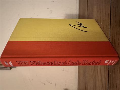 The Philosophy of Andy Warhol, SIGNED 2X to Imelda Marcos with Heart ...