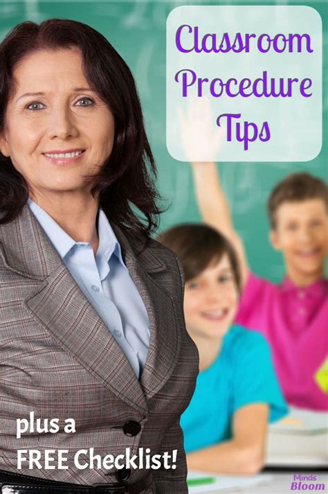 Image result for Classroom Procedure Checklist