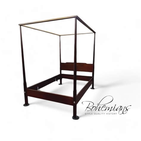 Vintage Canopy Bed, Poster Bed, Colonial Style Bed, Full Size Bed ...