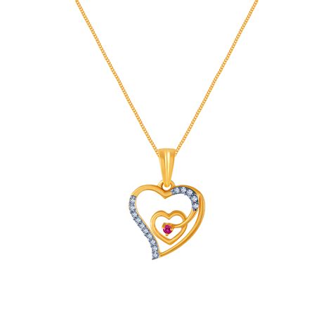 Dhanteras Offer: Shop Amazing 18KT Yellow Gold Diamond Pendants for ...