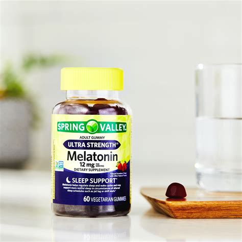 Spring Valley 12mg Melatonin Gummies 60 Count | Amerikasepetim
