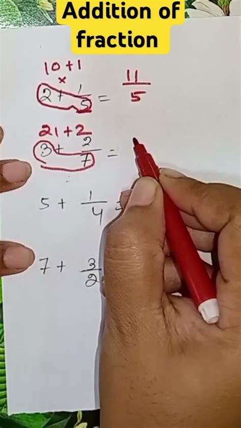 Addition of Fraction Method 的图像结果