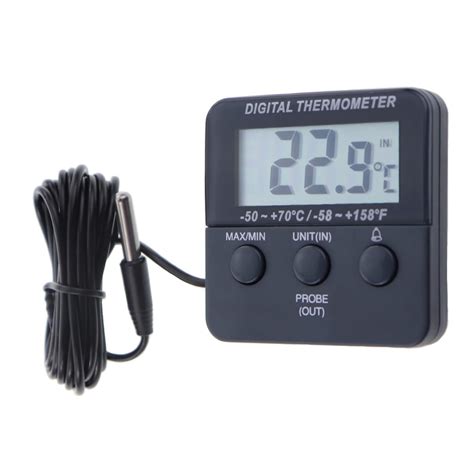 Digital Fridge Thermometer With Alarm and Max Min Temperature Feature ...