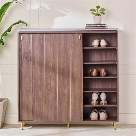 Buy Roger 24 Pairs Shoe Cabinet- Brown from Home Centre at just INR 7495.0