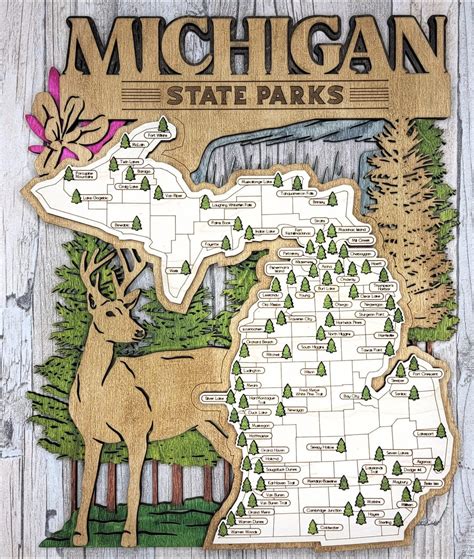 Michigan State Park Map – Autumn Acres Customs
