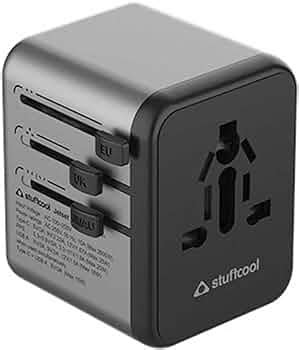 Stuffcool Jetset Made in India Universal Travel Adapter with US, UK, EU ...