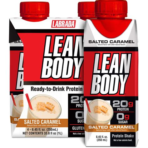 Lean Body Ready-to-Drink Salted Caramel Protein Shake, 20g Protein ...