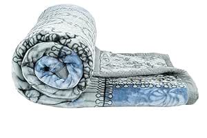 Buy BSB HOME Super Soft Cloudy Printed Double Bed Blanket for Heavy ...