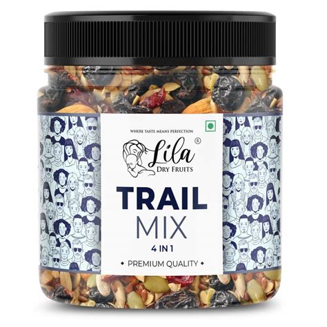 LILA DRY FRUITS Natural Premium Trail Mix(Cashew, Almonds, Walnut 2 pcs ...