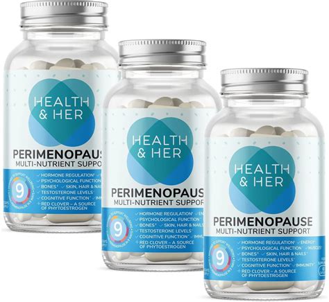 Health & Her Perimenopause Supplements for Women - Support During Perimenopause (The Early Stage ...
