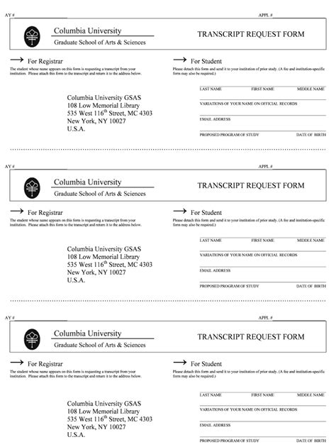 Image result for NYU Transcript Request Form