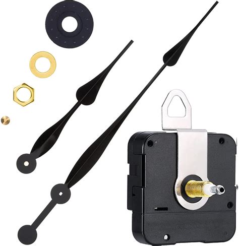 Amazon.com: MinnowXY 1 Set High Torque Long Shaft Clock Movement ...