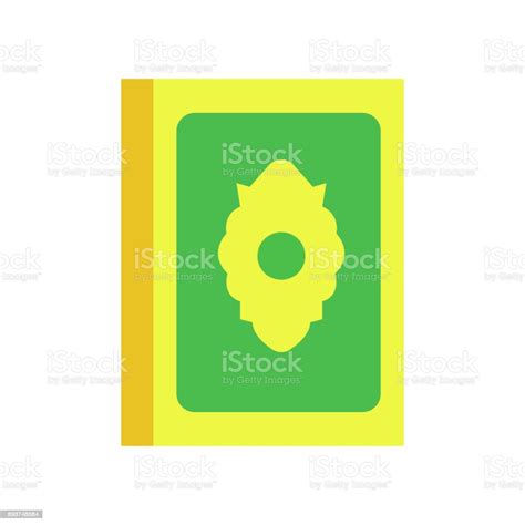 Colorful Illustration Of Holy Quran Or Koran Religious Book With ...