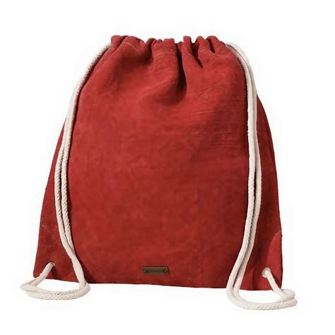 Drawstring Backpack - Red Drawstring Backpack Manufacturer from Kolkata