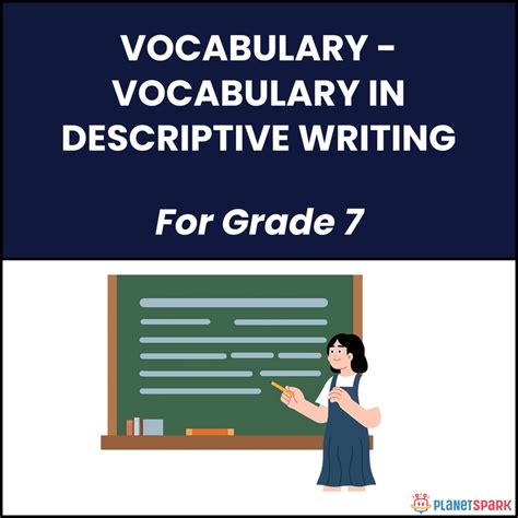 Class 7 English Worksheet on Descriptive Writing | PlanetSpark