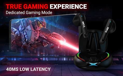 truke BTG X1 True Gaming in Ear Earbuds with 12mm Titanium Drivers ...