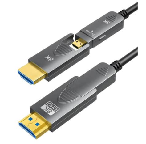 INICIO 8K HDMI 2.1 Fiber Optic Cable 10 Meters / 30 Feet, Detachable ...