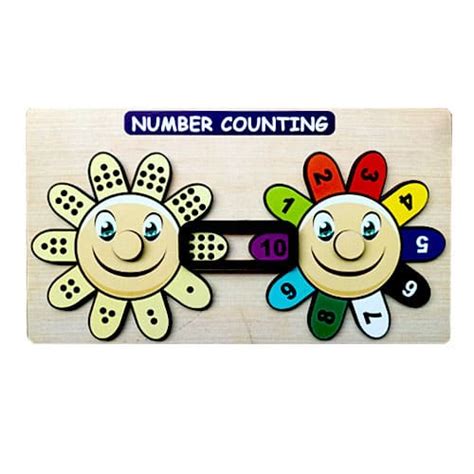 Spin and Match Number Educational Board Game - StarAndDaisy