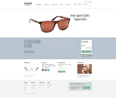 个性化在线眼镜销售电子商务网站|网页|电商|壹格设计 - 原创作品 - 站酷 (ZCOOL)