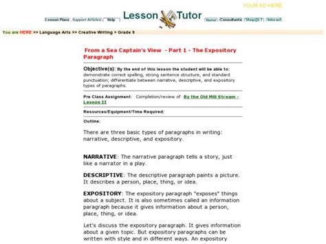 Image result for Expository Writing Lesson Plan