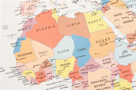 Free Image of Conceptual North Africa Map on White Paper | Freebie.Photography