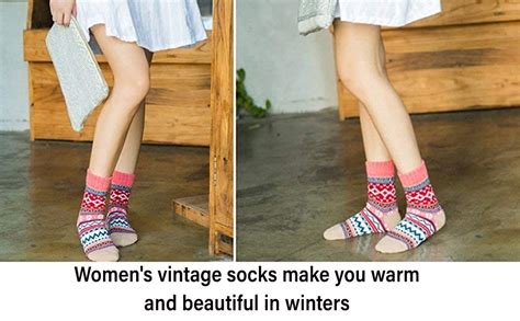 Aeoss Women Ankle Length Wool Socks Multicolored (Pack of 2) Free size ...