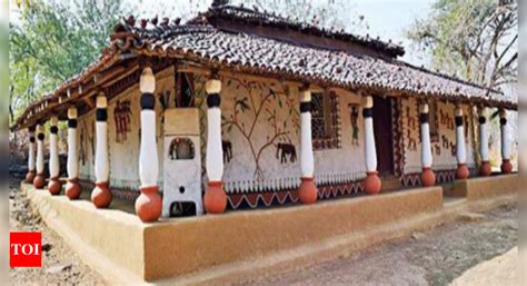 Sangrahalaya: Bhopal: Tribal huts at Indira Gandhi Rashtriya Manav ...
